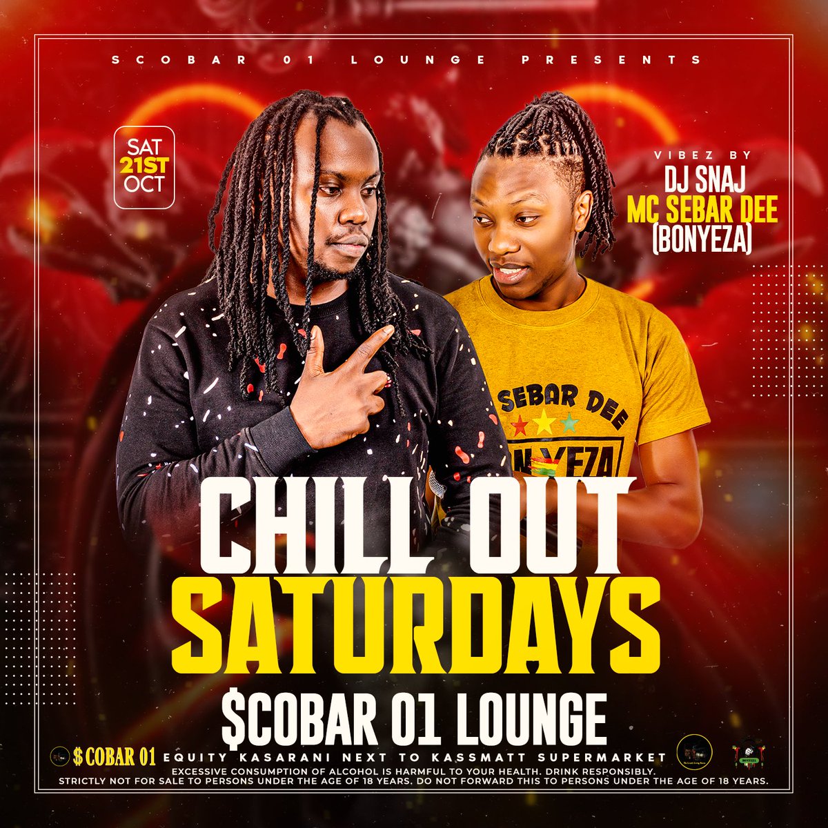 ®™ Kasarani NEW JOINT IN TOWN♨️
This SATO Catch A Vibe Ft
@mcsebardee_001 // <a href="/djsnaj254/">Dj Snaj</a>
  <a href="/scobar01/">Barry Keith Scott</a>.ke 01 LOUNGE
(Located <a href="/Equity/">Equity</a> Kasarani)
#Venye_Si_Hufanya✅
#Party_With_Bonyeza_Masta
#We_Kip_Playing_You_Kip_Dancing👣