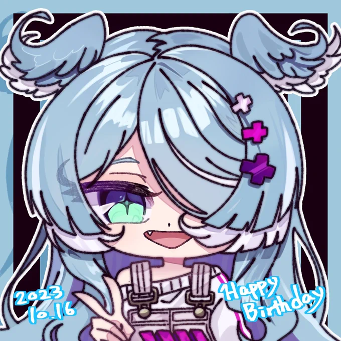 #EliraGotCake2023#絵リーラ#pendorART Happy belated birthday! 