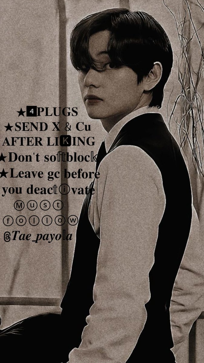 RECRUITING ACTIVE MEMBERS FOR TAEHUNG PAYOLA GC 

❣︎  RT and REPLY 
❣︎ TAG 4 MOOTS
❣︎ Must Follow  <a href="/TAE_PAYOLA/">𝐓𝐀𝐄𝐇𝐘𝐔𝐍𝐆 ❣</a> 

❣︎ Daily kicking ias
❣︎ easy cu thru likes section
❣︎ STRICTLY for actives only!

❣︎ Schedule Mon to Saturday [ 6PM to 10PM ]