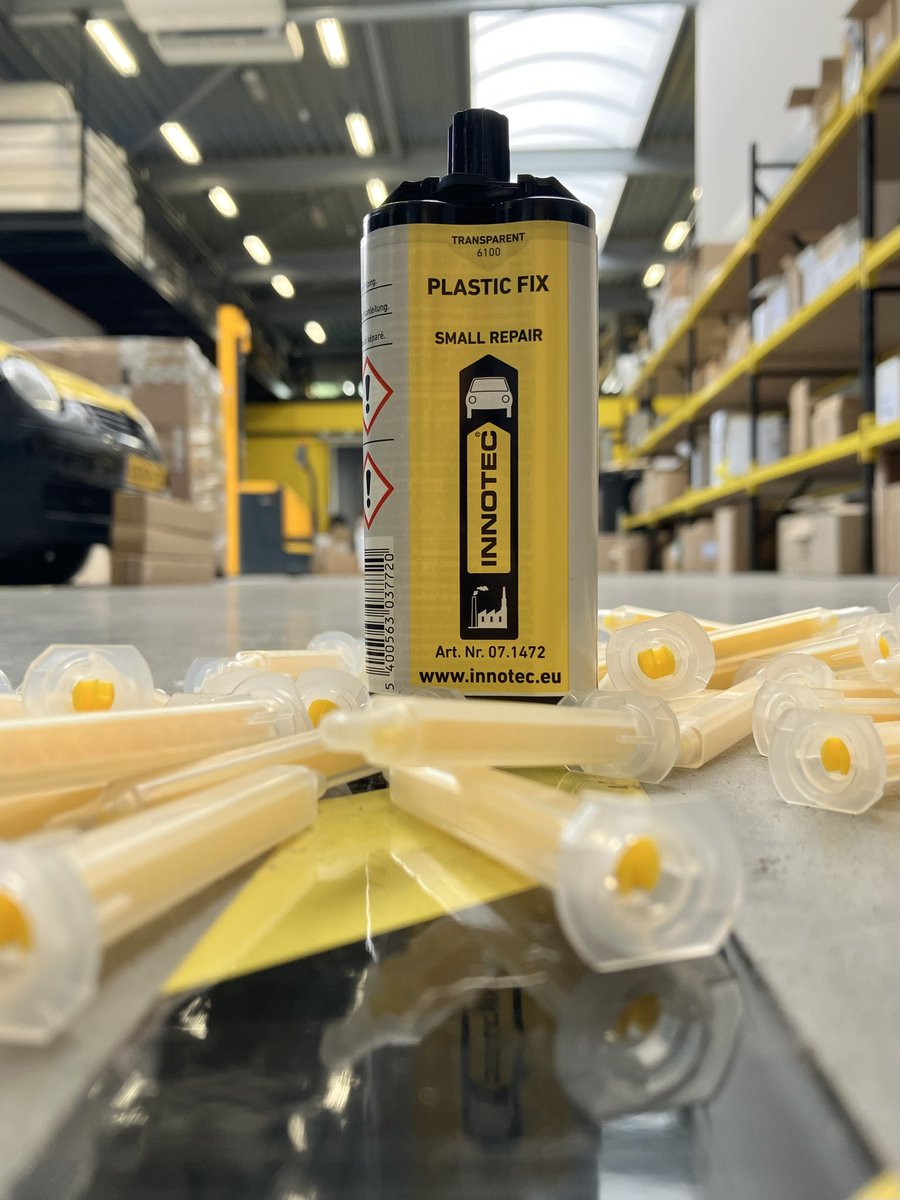 Plastic Fix, onze Transparante 2-componenten reparatielijm! Speciaal ontwikkeld voor kleine reparaties van nagenoeg alle kunststoffen 🤩

#innotec #automotive #onlyquality #plasticfix #reparatie #kunststofreparatie #repareren #autos #schade #schadeherstel #teaminnotec
