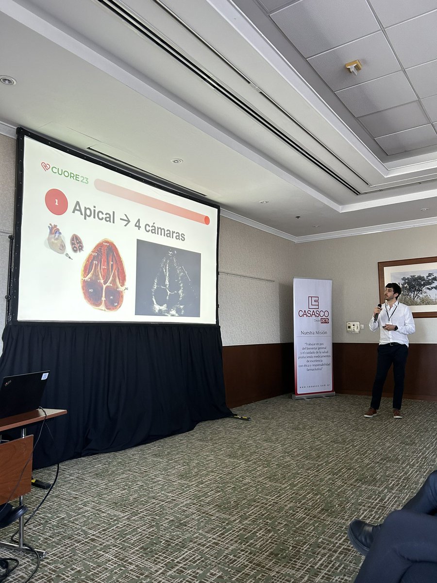 El Dr <a href="/marianbergier/">Mariano Bergier</a> contandonos los conceptos básicos que como residentes debemos saber de #echofirst 

#CUORE23