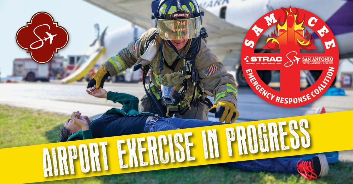 HAPPENING TODAY: Please be advised, there is an emergency training exercise underway at the airport.