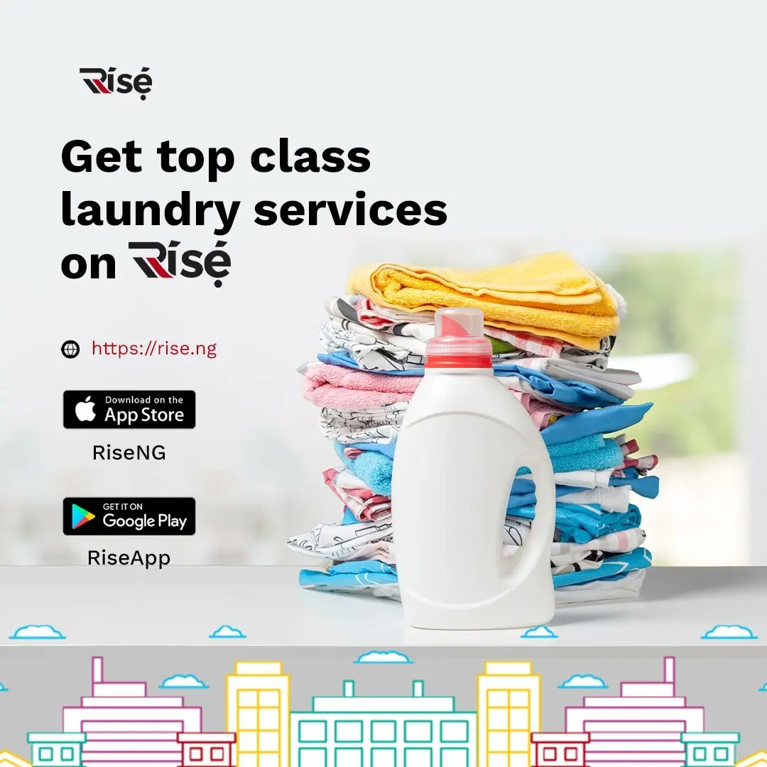riseapp_ng's tweet photo. Laundry can be a hassle, but it doesn't have to be. Get the best laundry services on Risé. Go-to https://t.co/V9KD1STkSi
#laundryservice #laundryday #riseapp #riseappng #hasslefree #bestlaundryservice #laundryman https://t.co/NhJY3NMw7B