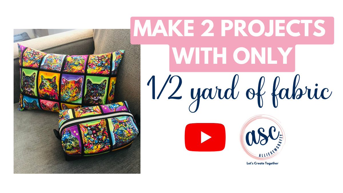 alliesewcrafty's tweet image. Are you ready to get crafty? 🧵 I picked up some of the cutest fabric ever with cats all over it and I turned it into a pillow. 🛏 Anyone else thinking of starting a fun pillow sewing project? 🤗 #sewingfun #catfabric #pillowproject