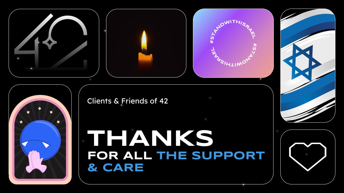 Working in the world of tech and web3, we can forget that thousands of kilometers separate us. So when war is thrust upon us, we suddenly remember the distance. When you showed us you care with just a few words our hearts were mended a little.
Lots of “little” goes a long way 💜