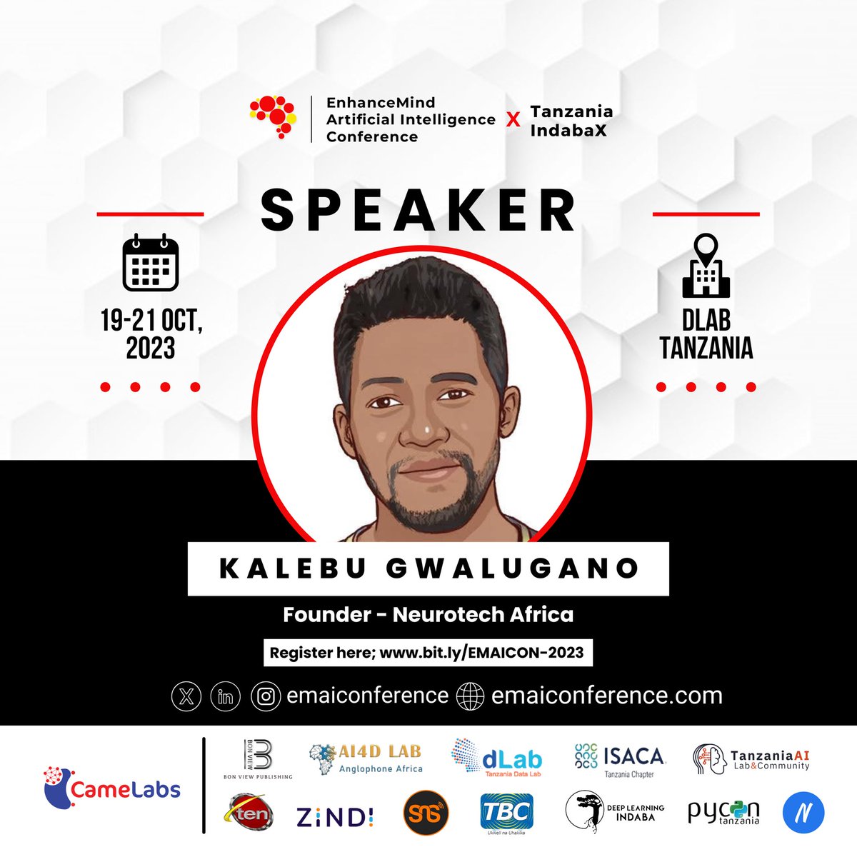 emai_conference's tweet photo. We're thrilled to introduce our keynote speaker, @j_kalebu ~Machine Learning expert, and the driving force behind @NeuroTech_HQ
As a founder of @NeuroTech_HQ , he is at the forefront of innovation, building solutions with Al that revolutionize the industry.
#AlConference https://t.co/ea0eomFIJr