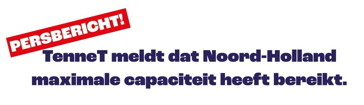 Elektriciteitsnet Noord-Holland bereikt nu overal maximale capaciteit voor afname. Dit meldt netbeheerder TenneT in het zojuist verschenen persbericht:
energieregionh.nl/elektriciteits…

#netcongestie #energietransitie #energieinfra