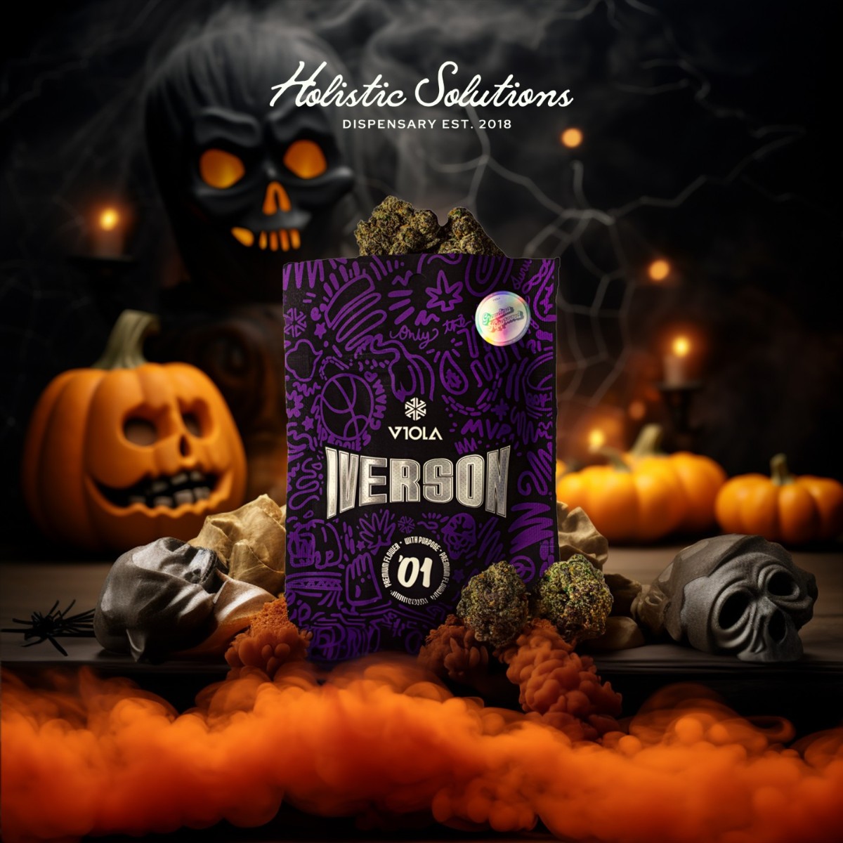 HolisticSolDisp's tweet photo. Shoot for the moon this Halloween with Iverson's cannabis favorites from Holistic Solutions. 

Your holiday slam dunk is just a visit away! 🌙🏀 

👻 https://t.co/bVs4oaBHmr

#HolisticHalloween #MyHolisticSolutions #NJDispo #NewJerseyDispo #Iverson #HalloweenSlamDunk https://t.co/wCCKS0UN7e