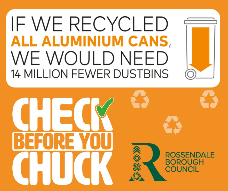 Say yes to aluminium cans! 🥫 Aluminium cans are recyclable superstars. Make sure they find their way to the recycling bin to save energy. It's a win-win! 💪♻️ #CheckB4YouChuck #RecycleWeek2023