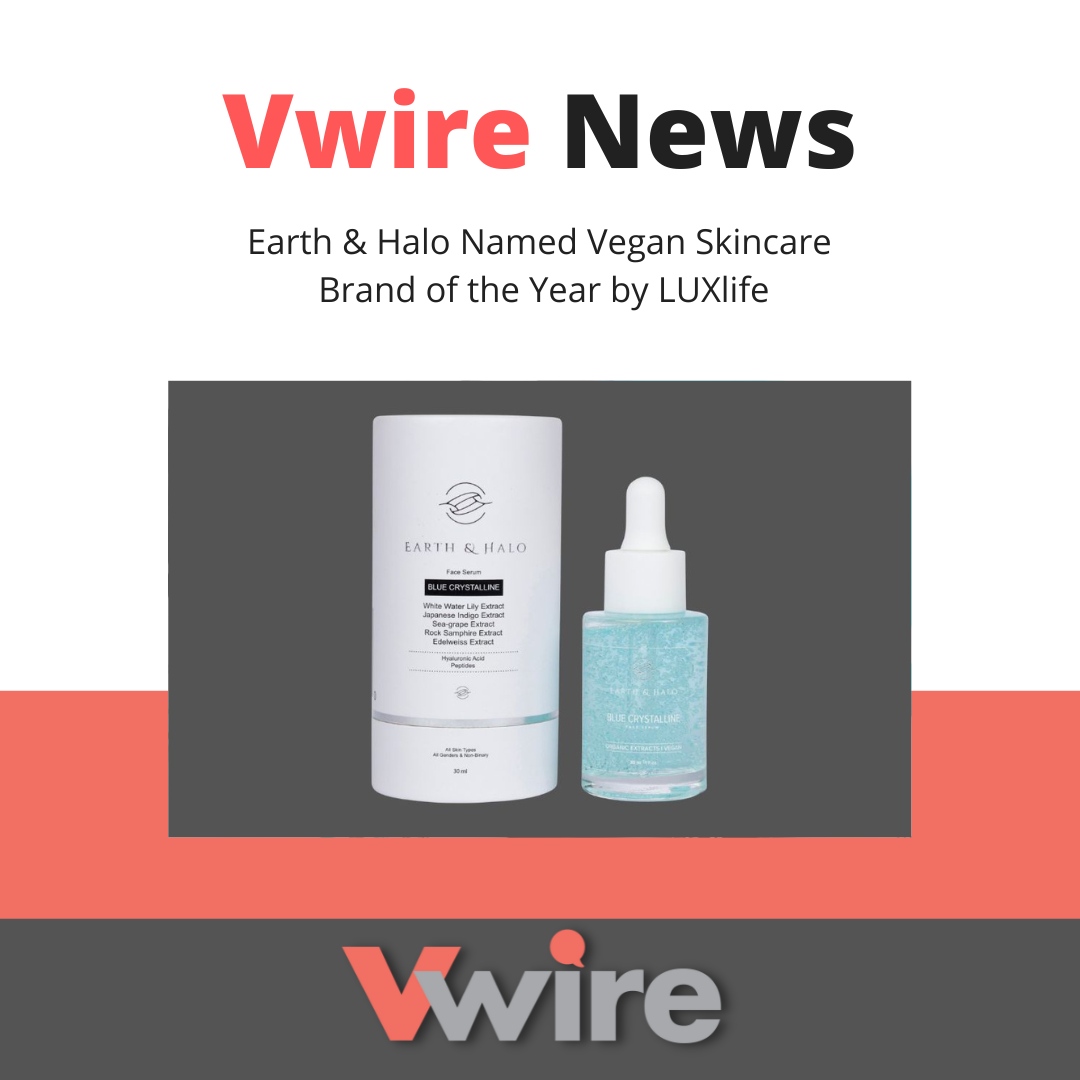 Earth &amp; Halo has been bestowed with the title of “Vegan Skincare Brand of the Year 2023” by LUXlife magazine, recognizing its outstanding contributions to beauty.⁠

vwire.com/earth-halo-nam…