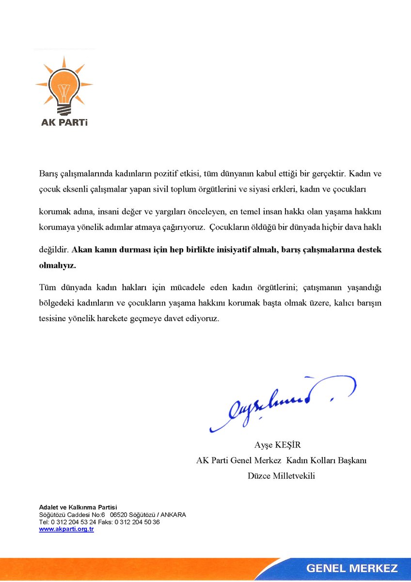 Başkanımız <a href="/aysekesir/">Ayşe Keşir 🇹🇷🇹🇷🇹🇷</a> tüm dünyanın gözleri önünde Gazze’de günlerdir devam eden vahşetin durması için çağrıda bulundu:

“Tüm dünyada kadın hakları için mücadele eden kadın örgütlerini; çatışmanın yaşandığı bölgedeki kadınların ve çocukların yaşama hakkını korumak başta olmak