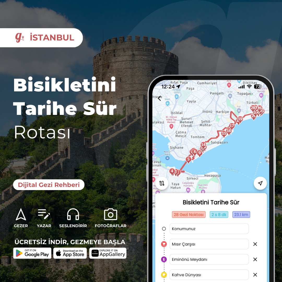 GeziBilen's tweet image. Bisikletinle tarihe yolculuk yapmaya ne dersin? O zaman yeni bir rotayı keşfetmek için pedalla!

🔗 GeziBilen&apos;i indirmek için tıkla gezibilen.com/download

#GeziBilen #Edirne #audioguide #guide #gezilecekyerler #travel #traveller #şehir #city #travelguide #digitalguide