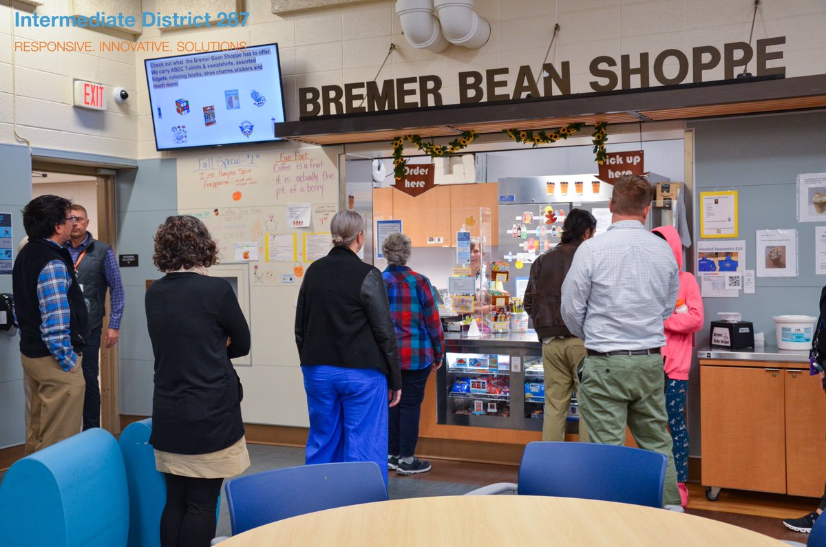 District287's tweet photo. Each year, we offer our board members an opportunity to “Get on the Bus” to experience first-hand our staff providing individualized services to our unique learners.

Four members visited Ann Bremer Education Center where they toured the building and met our students.

#287EdChat https://t.co/NFmBBRE4S4