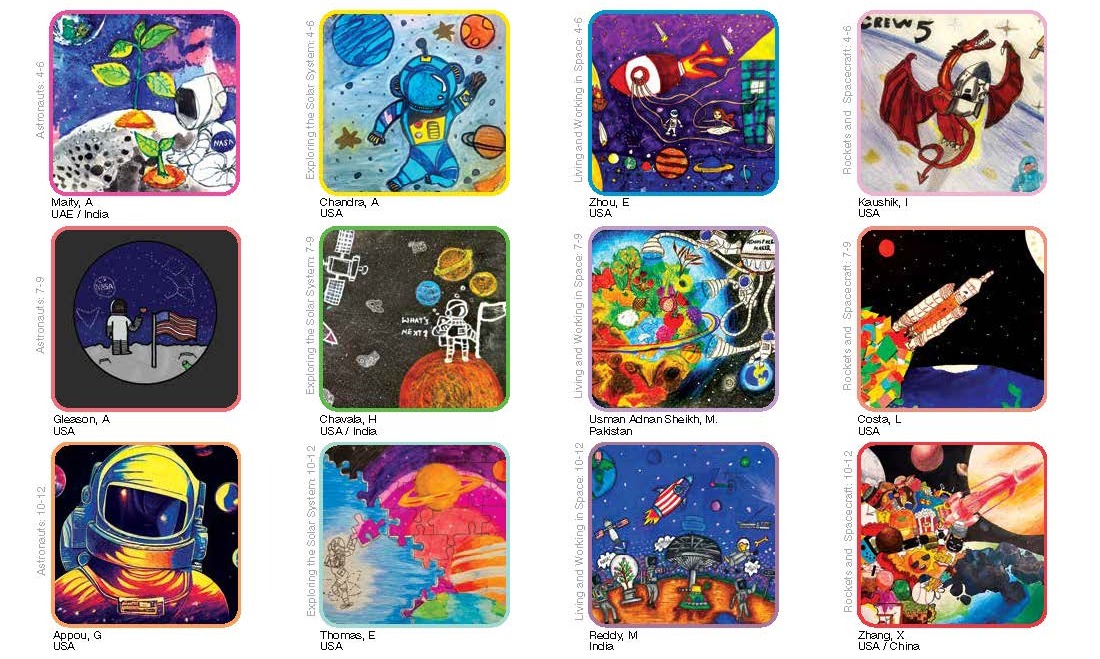 LearnWithNASA's tweet image. Entries for the @Commercial_Crew 2024 Artwork Contest are due on Oct. 25. That means just one week left to put the finishing touches on those artistic masterpieces! 👩🏻‍🎨🎨👨🏾‍🎨

Artists ages 4-12 from around the world can enter. Learn more here: nasa.gov/commercial-cre…