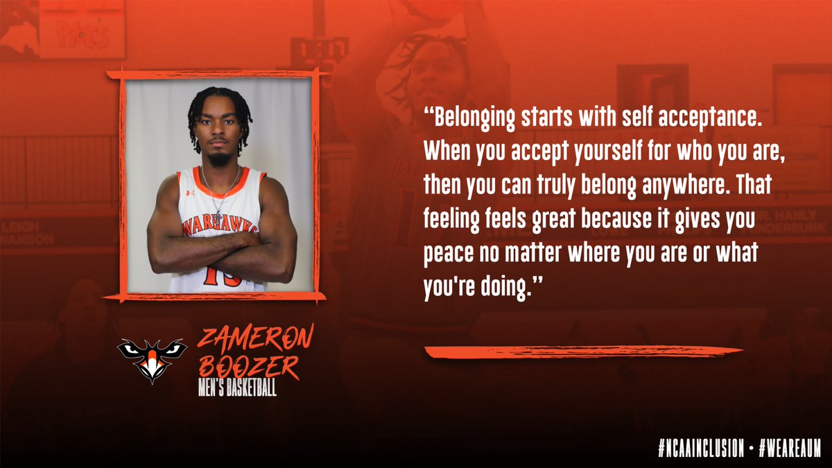 Here's <a href="/AUMWarhawksMBB/">🏀AUM Men’s Basketball</a>'s Zameron Boozer:

#NCAAinclusion | <a href="/NCAADII/">NCAA Division II</a> | #WeAreAUM
