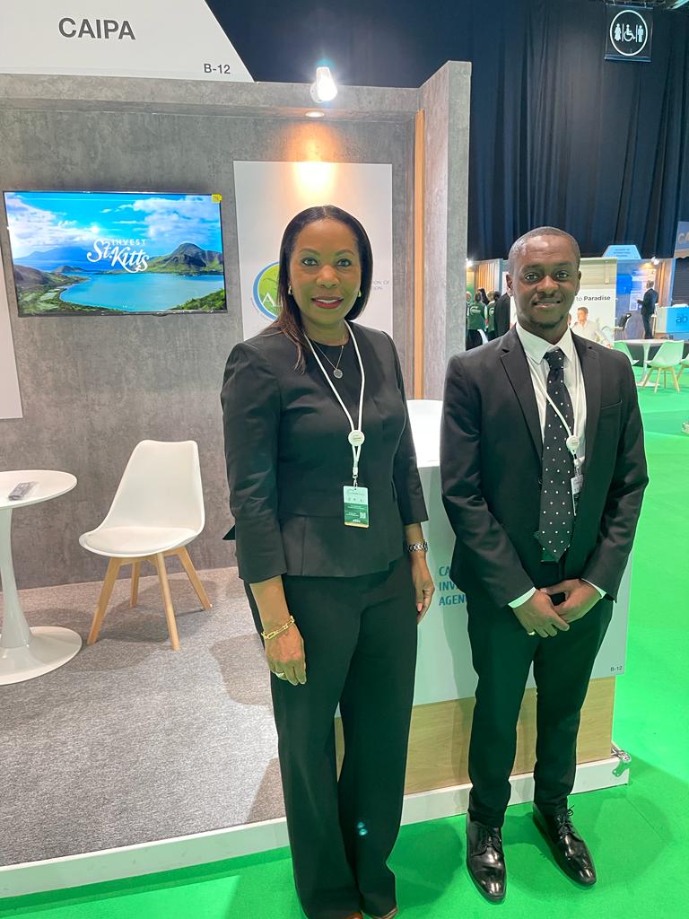InvestStKitts's tweet photo. The St. Kitts Investment Promotion Agency - SKIPA is participating in UNCTAD’s World Investment Forum from 16-20 October 2023 in Abu Dhabi, UAE. The Forum devises strategies and solutions for global investment and development challenges. https://t.co/7FZKCJa6uW