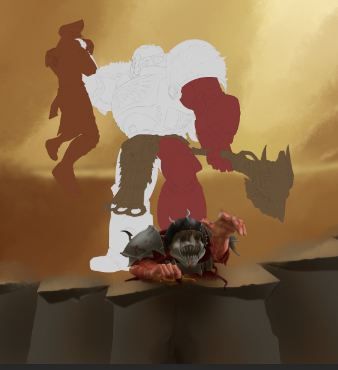abheartist's tweet photo. Another Warhammer Piece #warhammer40000 https://t.co/E4cZAyj193