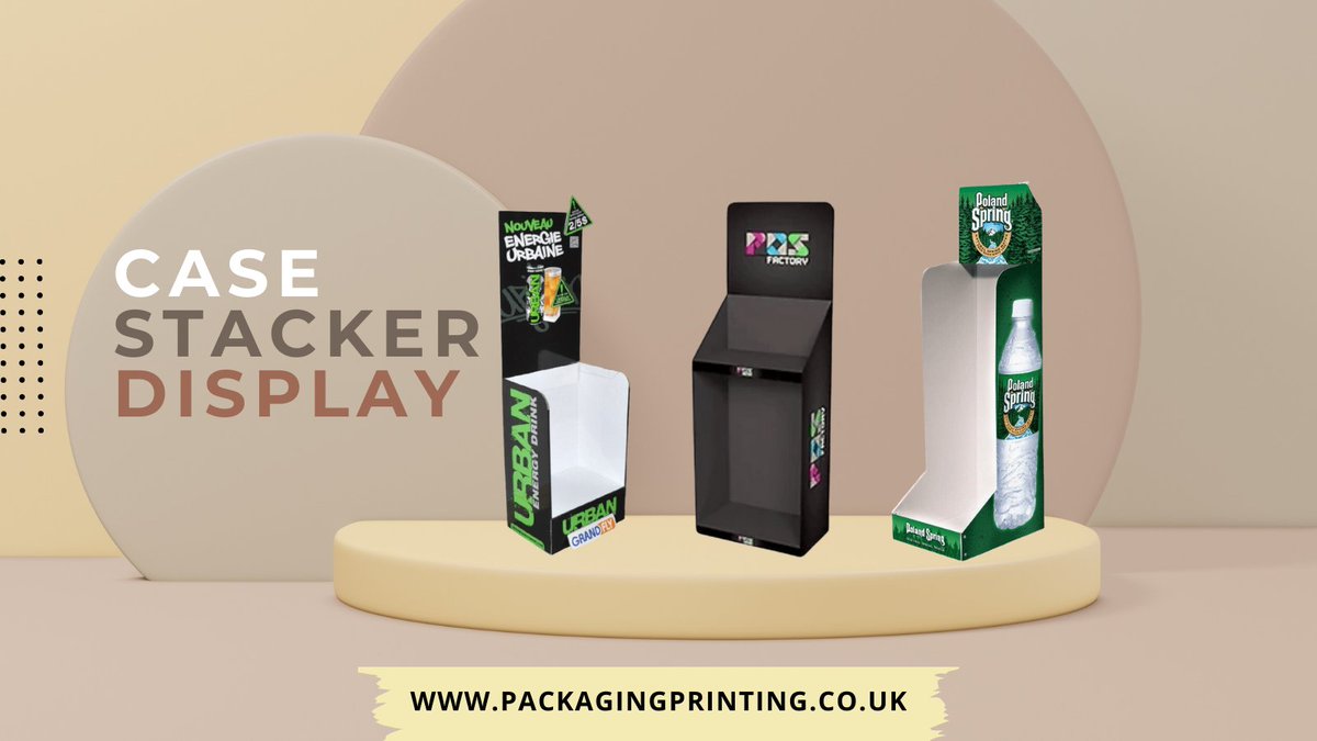 packprint_co_uk's tweet image. We have special boxes called case stacker display boxes. They are great for showing small items like bottles and drinks in stores. These boxes are strong and look nice, so your products get noticed on the store shelves.
#spacesaving #displayboxes