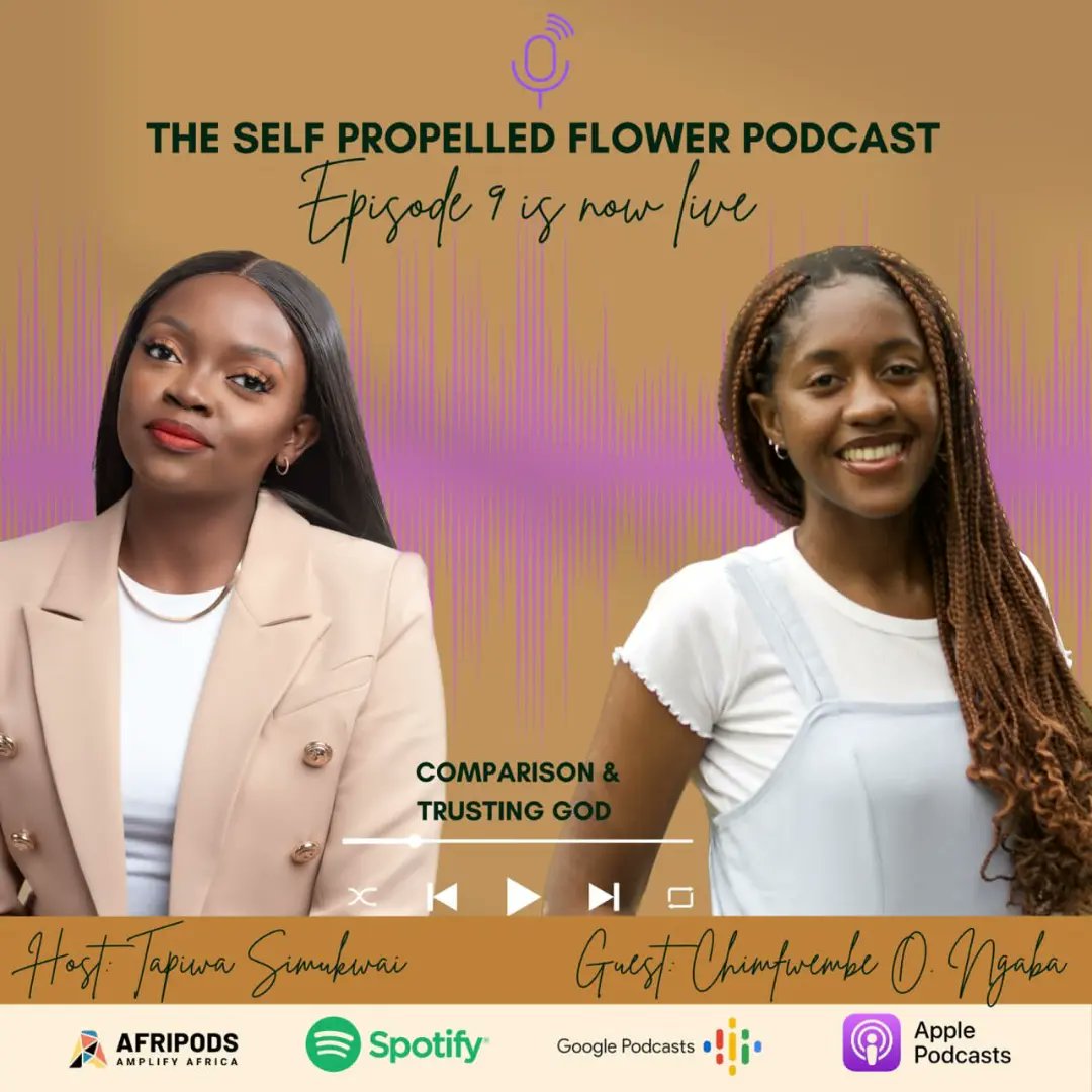 VibecastZM's tweet photo. Catch up on the latest episodes of The Self Propelled Flower podcast. 
Download the @afripods app to listen or visit https://t.co/CpTM4WubWO 
The podcast is also available on Spotify, Google, Apple podcast &amp; the VibeCast website(link in the bio).

#Tspf #podcasting #content https://t.co/QB20Yfkb2Q