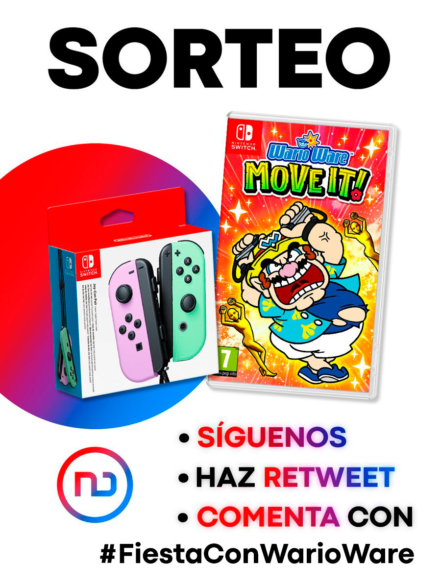 🐽 SORTEO de Wario Ware: Move it! + Joy-Cons 🐽

✅ Sigue a <a href="/Nintenduo/">Nintendúo</a>
✅ Repost a este post
✅ Menciona a un amigo con ##FiestaConWarioWare

¡WAHAHA! Mucha suerte a todos 🐷