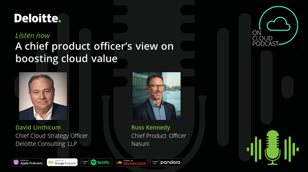 DeloitteOnTech's tweet photo. In our recent podcast, discover how:
- Improving #CyberSecurity
- Controlling #CloudCosts
- Prepping the business for cloud
Can help your boost your #CloudROI. https://t.co/kWJrSn6Gt0 https://t.co/vl606hLG5d