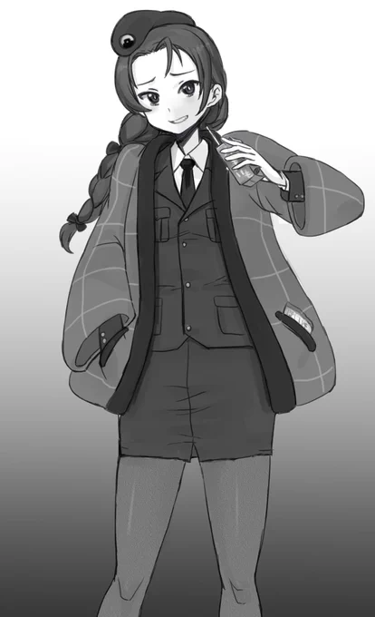 何かあった世界線の元会長半纏のポッケにはパック芋焼酎が詰まってる#ガルパン 