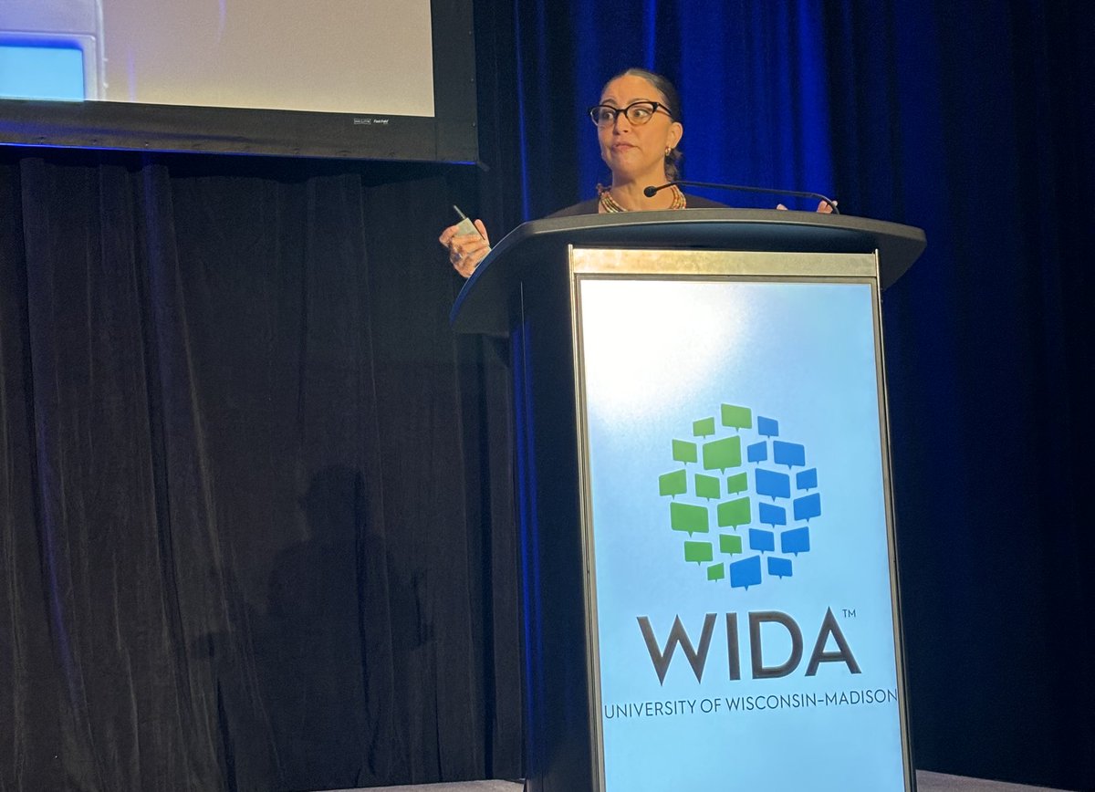 "Both my titi and uncle decided to specialize in bilingual education... My aunt always said that knowing more than one language was a superpower." - #WIDA2023 keynote <a href="/RadioMirage/">Shereen Marisol Meraji</a>
