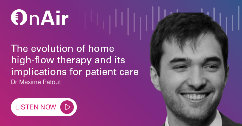 🎙️ [PODCAST] Could the evolution of home #HighFlowTherapy mean big change in #RespiratoryMedicine? Our guest Dr Maxime Patout @maximepatout thinks so: find out why OnAir. 👉 Listen now bit.ly/3FkSB8H