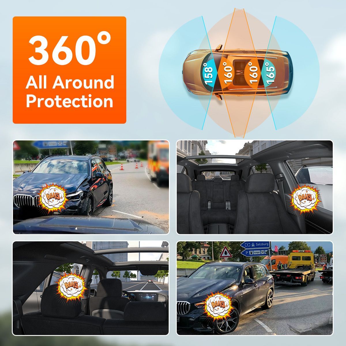 360 degree View Dash Cam – Vantrue