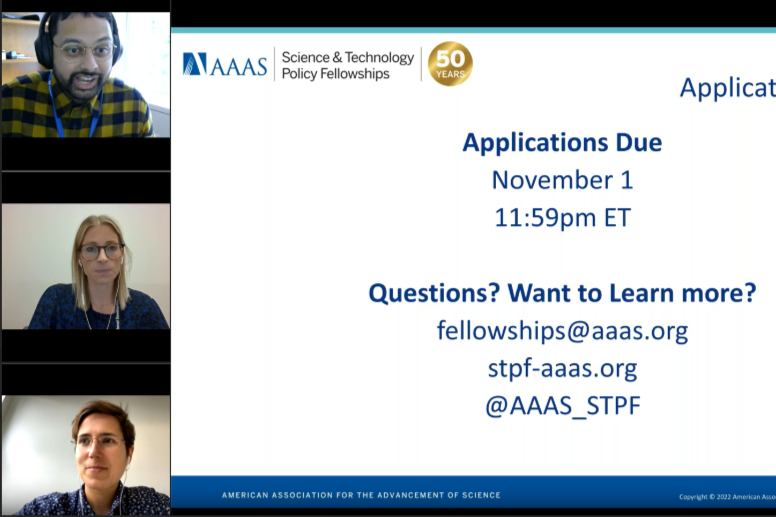 Did you miss the last live chat yesterday? No need to worry, you can watch the full archive of chats from this application cycle here. Apply by 11/1! 
@jaclynb_phd @glagoudas  aaas.org/news/2023-chat…