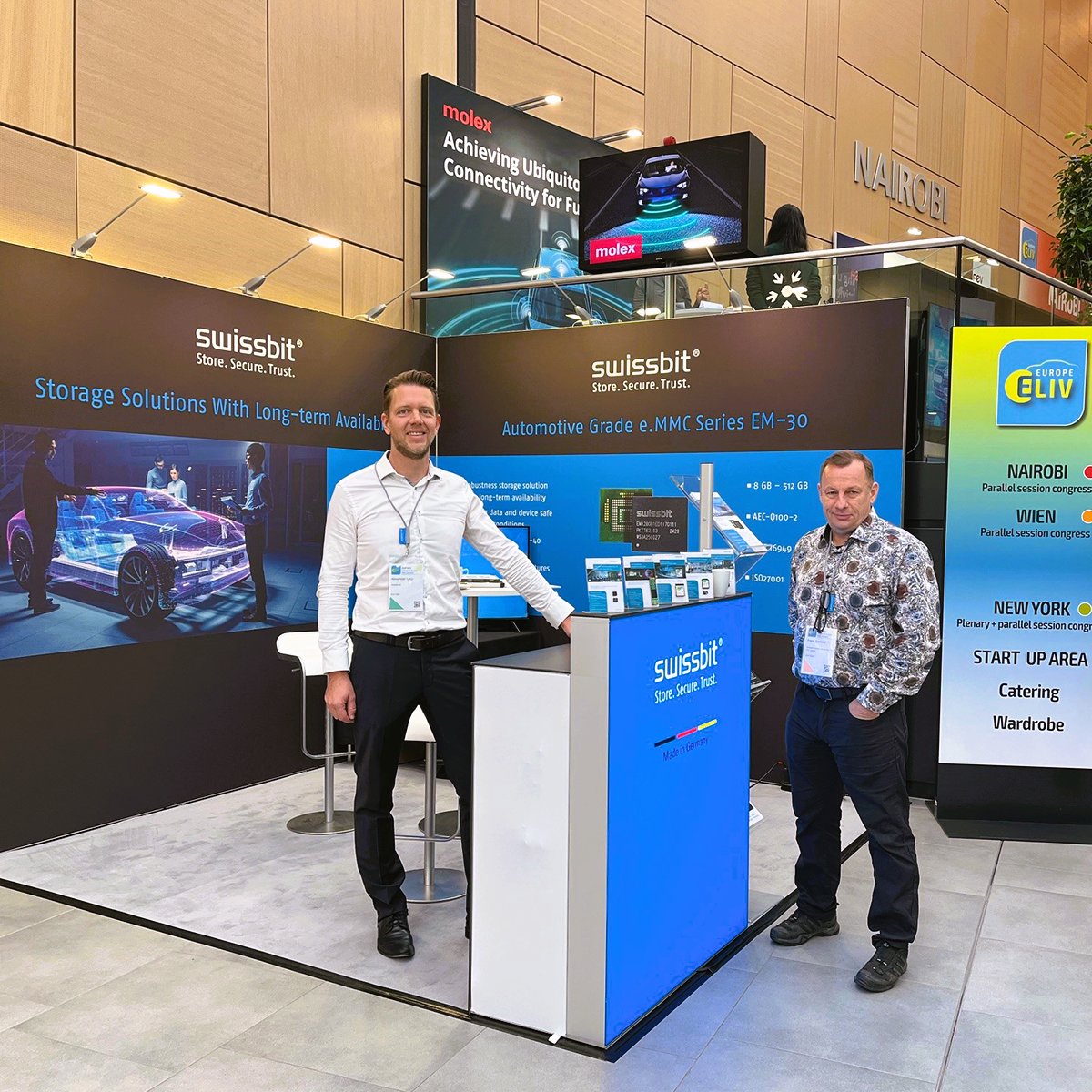 Swissbit AG (@swissbit_ag) on Twitter photo 🚘⚙️ Meet Swissbit at #ELIV, the world's largest congress for automotive electronics!
We had a great start today in Bonn. Get to know our EM-30 series, ideal for demanding automotive applications with long-term availability.
#Automotive #eMMC #Swissbit @VDI_Tagungen 🚘⚙️ Meet Swissbit at #ELIV, the world's largest congress for automotive electronics!
We had a great start today in Bonn. Get to know our EM-30 series, ideal for demanding automotive applications with long-term availability.
#Automotive #eMMC #Swissbit @VDI_Tagungen