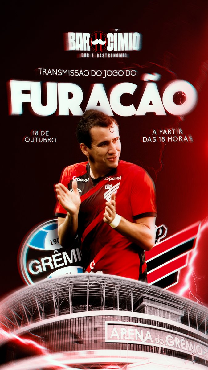 Dia do nosso furacão voltar para os gramados. 
Venha assistir esse jogão conosco, esperamos por vocês! ❤️🌪️