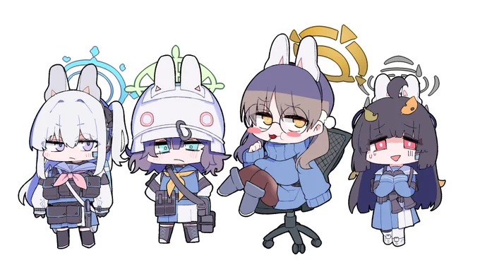 RABBIT小隊ステッカーをBOOTHにだしました! ミヤミユもかきました。なぜなら尊いため… 1枚300円ですが、5枚セットで買ってくれたらおまけでなにかしら今までのステッカーを1枚つけまうす。お楽しみに… 