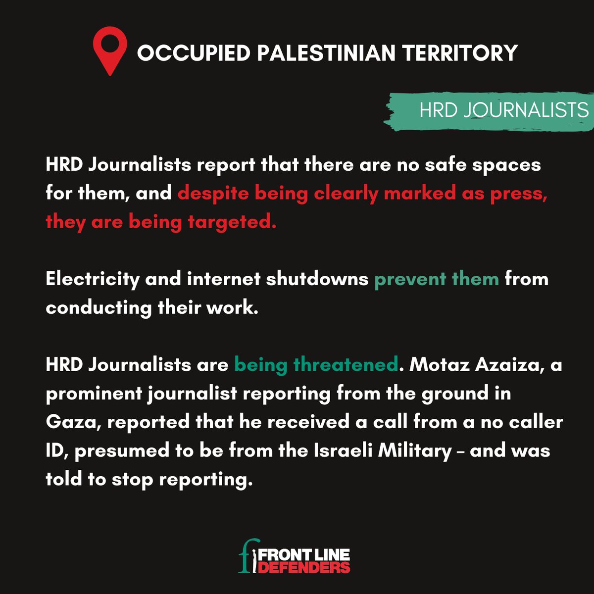 Front Line Defenders tweet media