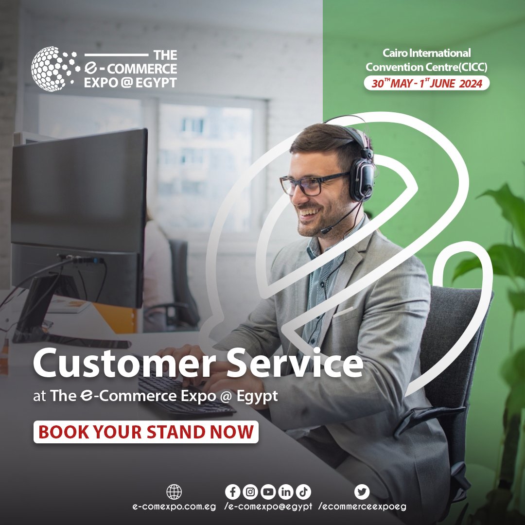 Customer Services Community is calling....
Are you looking for a clearer path for the future of Customer Engagement industry?
For more details, visit our website: e-comexpo.com.eg
#CustomerService #CustomerSupport #CustomerCare #ecommerce #theecommerceexpoegypt