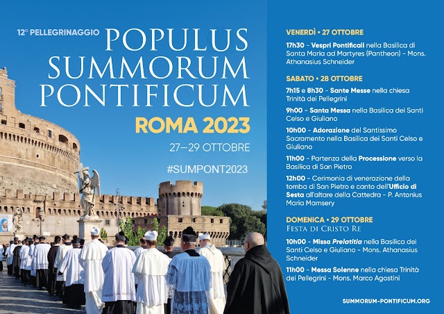 messainlatino's tweet photo. XII pellegrinaggio #populussunmorumpontificum 2023 a #roma #vetusordi #summorumpontificum #summorumpontificum2023 #sumpont2023 #PSP2023 #fssp #icrss #fsvf #ipb #blogmil #mil #mtl #tlm per il post, cliccare qui https://t.co/HoStM7R5cX https://t.co/ylV2gWBYTp