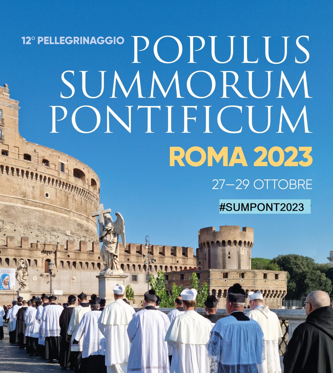 messainlatino's tweet photo. XII pellegrinaggio #populussunmorumpontificum 2023 a #roma #vetusordi #summorumpontificum #summorumpontificum2023 #sumpont2023 #PSP2023 #fssp #icrss #fsvf #ipb #blogmil #mil #mtl #tlm per il post, cliccare qui https://t.co/HoStM7R5cX https://t.co/ylV2gWBYTp