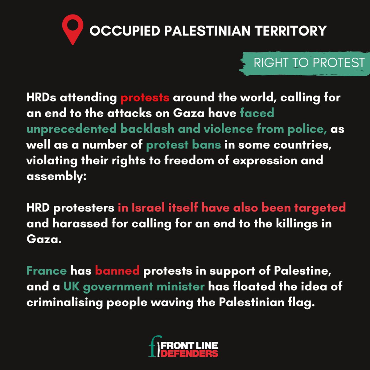 Front Line Defenders tweet media