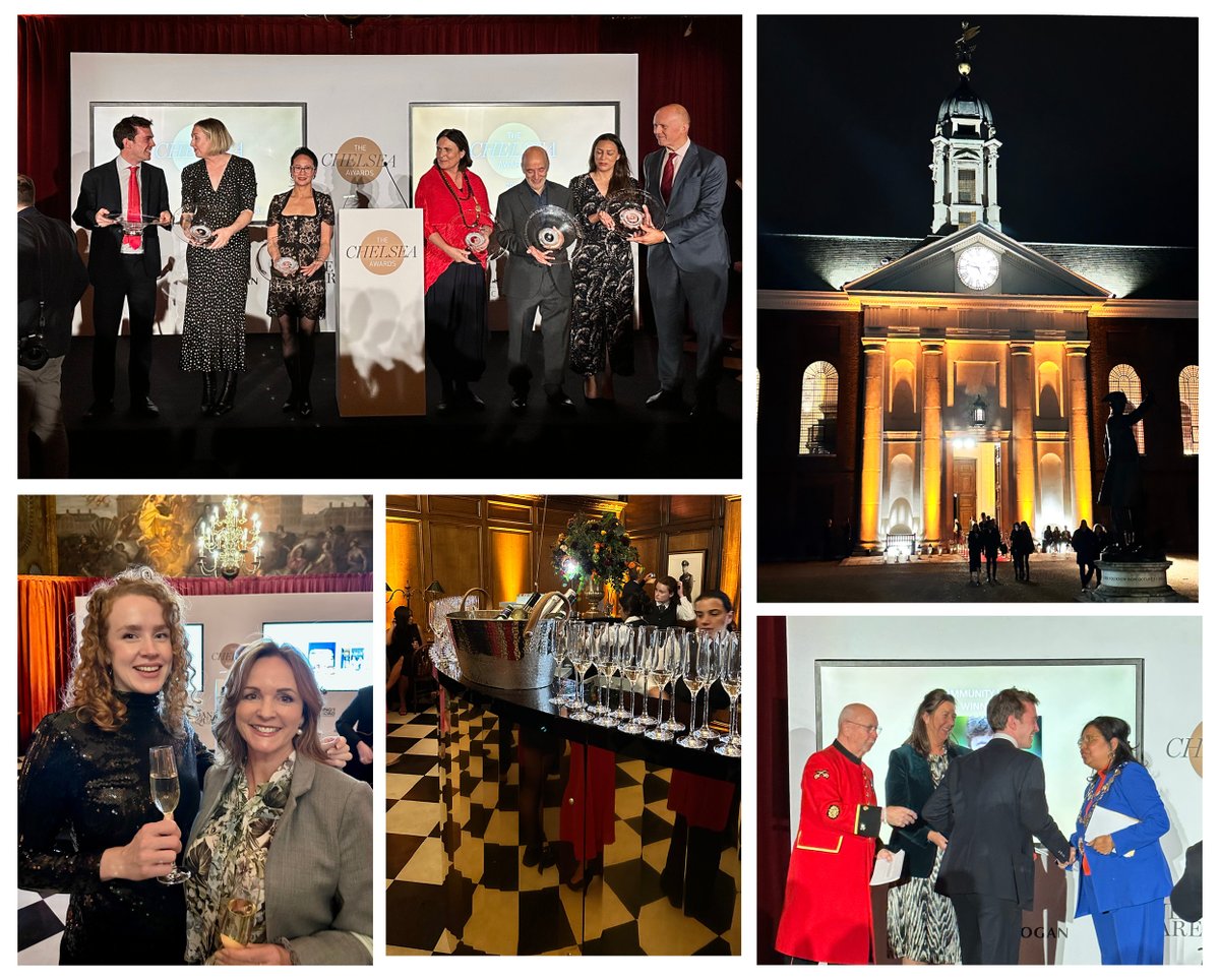 Last night we enjoyed a spectacular evening at the Royal Hospital Chelsea for the Chelsea Awards 2023, celebrating the individuals and businesses that make the neighbourhood so special. Congratulations to all the winners!