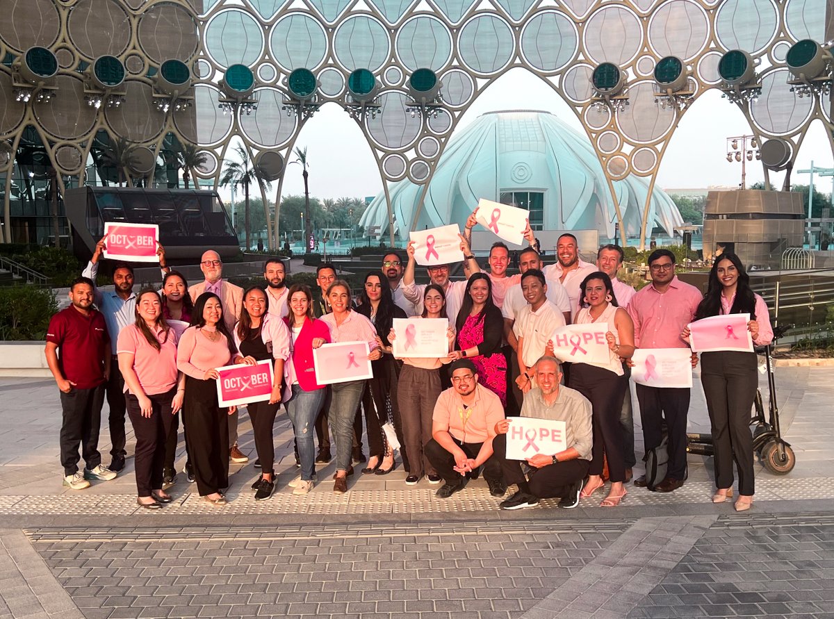 TGPIntl's tweet image. Our Dubai Team in PINK 💕

In a global effort to raise awareness on breast cancer, October has been designated as the Pink Month.

Our Dubai team assembled today, wearing pink in support of this important global initiative.

#BreastCancerAwareness #BreastCancerAwarenessMonth