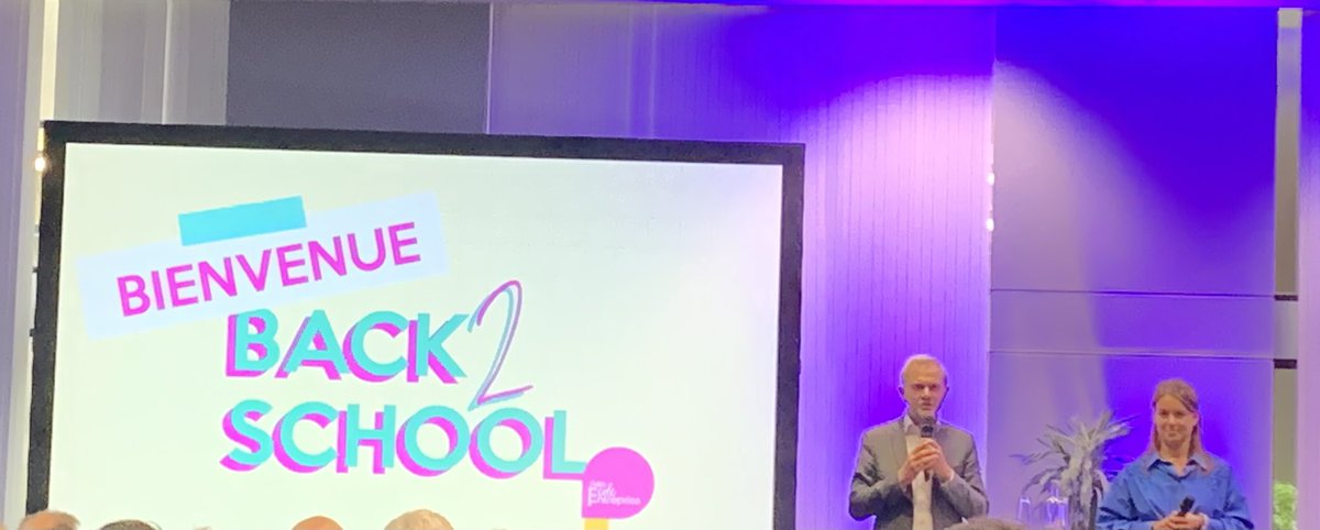 Back 2 School !
Moment dédié aux relations écoles entreprises à la cité des entreprises 
@isabellebonduelle <a href="/ArnoCouzin/">Arnaud Cousin</a> <a href="/ArnaudLefort/">Ta too compris</a> @marcgeronimi