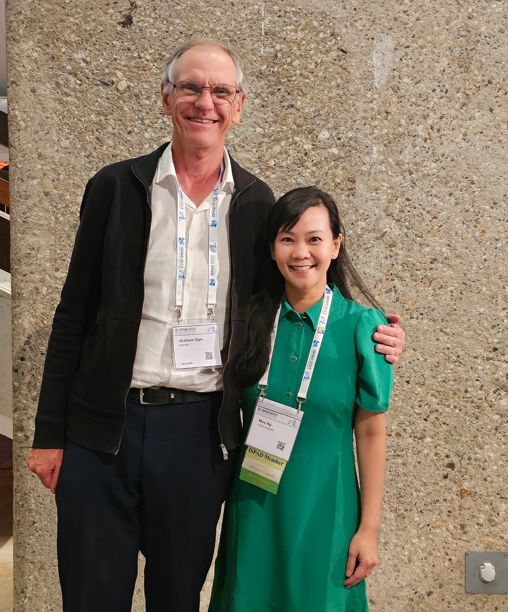 mayng888's tweet photo. The legend Graham Ogle #LFAC @lifeforachild -Much collaborative work ahead with #ispad @Action4Diabetes 😊 #ispad2023 https://t.co/zZJTKqTBqv