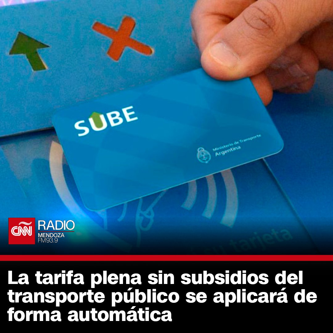 🚍 Los usuarios podrán adherir de manera voluntaria al abono pleno de la tarifa de los servicios de transporte. 

💸Quién decida renunciar al subsidio del transporte público, verá un significativo aumento en el boleto: Colectivo $700 Y Tren $1100.