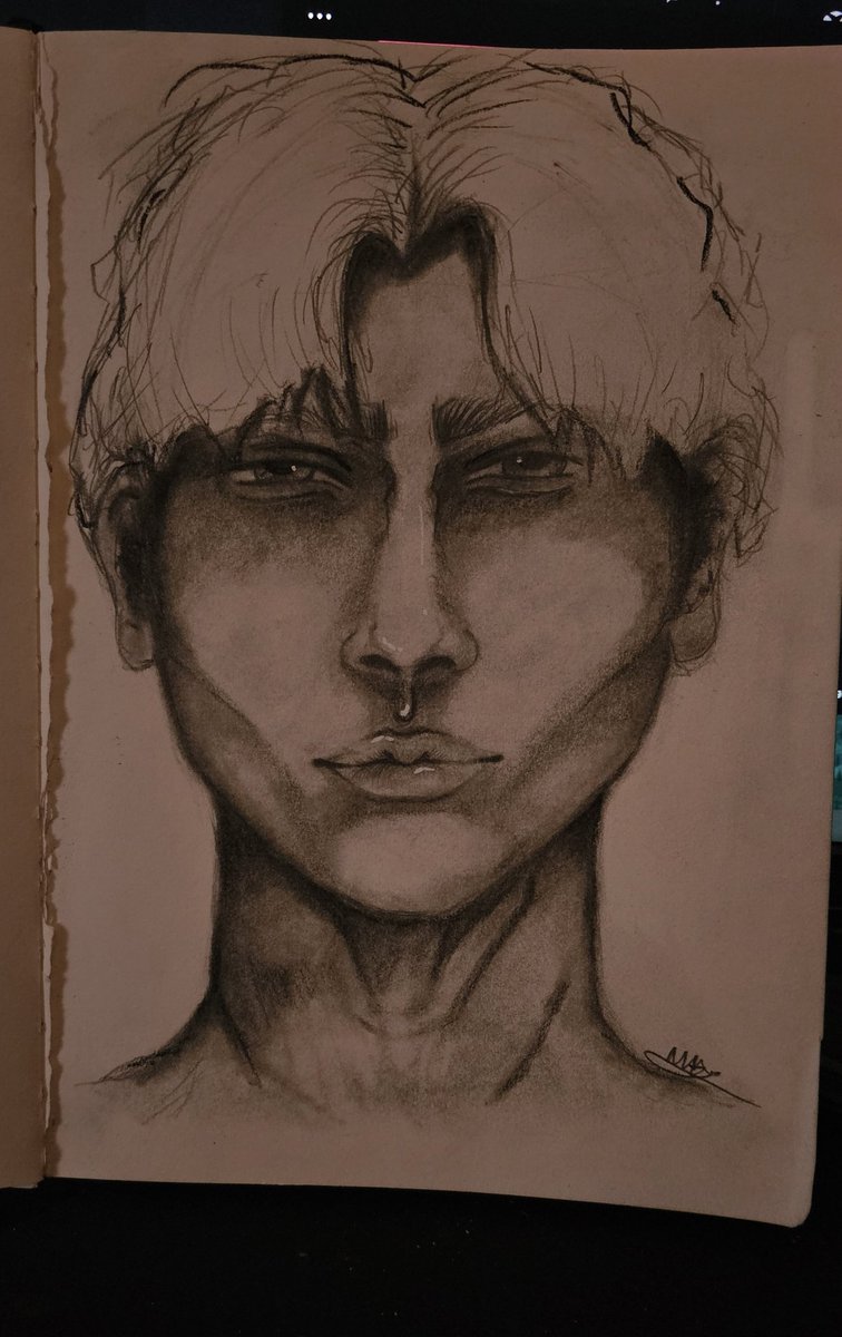 LostPandan's tweet image. I have been practicing how to draw faces! I  used pencil and charcoal pencils for this  (tbh my iPad was dead, and I wanted to draw lol) 

#art #face #facestudy #pencilart #Pencildrawing