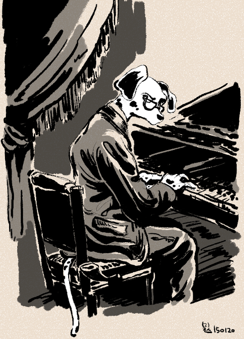 「male focus piano」 illustration images(Latest)