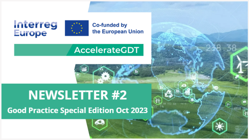 Check out the 2nd ACCELERATE GDT Interreg Europe #Newsletter! 👉interregeurope.eu/sites/default/… This special edition is about #GoodPractices shared during the Accelerate GDT workshop in #Duisburg. Join us on our journey to integrate #green & #digital supports into #clusterpolicies.