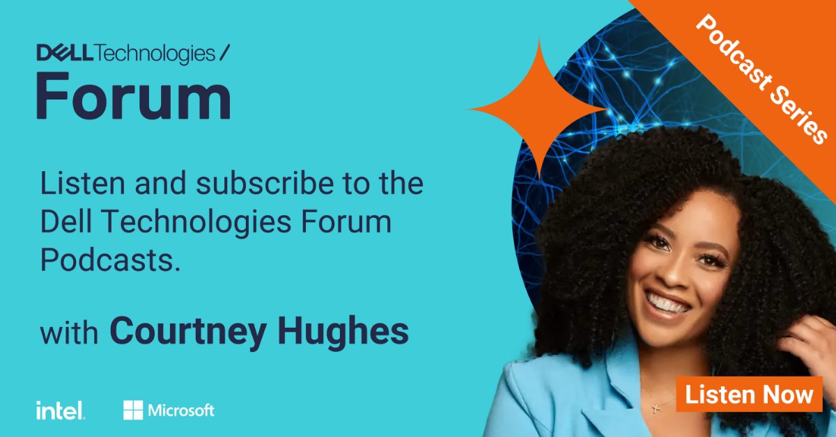 arleendee's tweet photo. #DellTechForum – transform ideas to innovation faster! Subscribe now to our podcast series where we welcome Dell experts &amp; specialists from around the world to share their insights on cutting-edge technologies to drive your innovation forward. https://t.co/g2XiYKZ6mM #iwork4dell https://t.co/EZafJBDaag