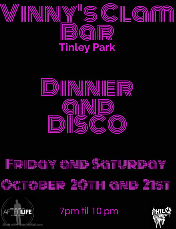 #disco #dj #philkswift #vinnysclambar #tinleypark #tinleyparkillinois #dinner #friday #saturday #october #funk #soul #dance #dancing #chicago #chicagoland #illinois