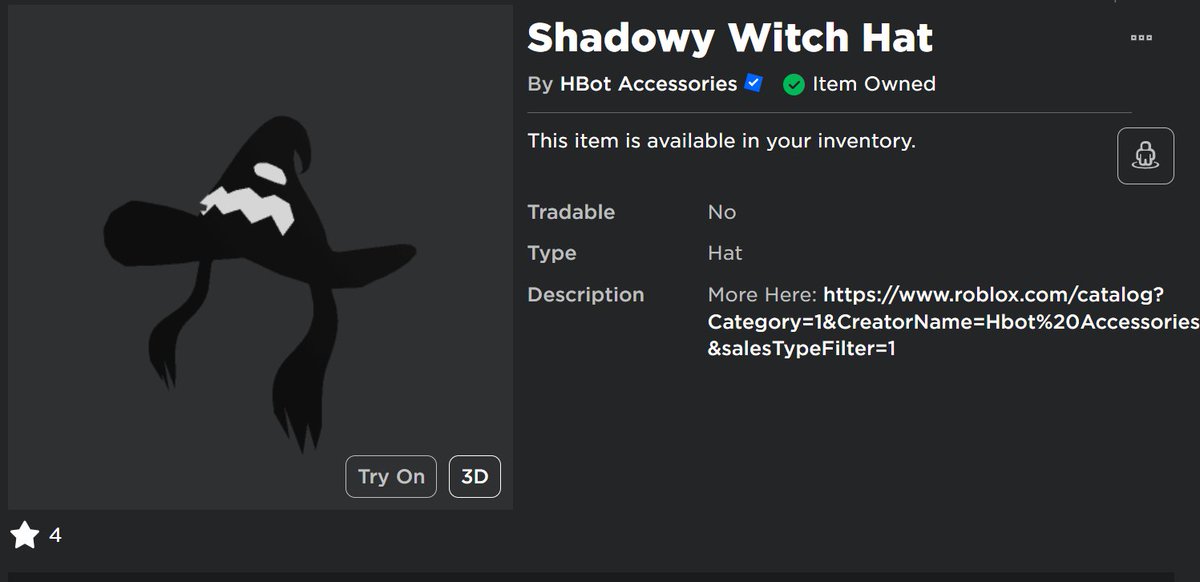 H_Bot533's tweet image. Random Hat Item

Get it here:
roblox.com/catalog/150993…

#ROBLOX #RobloxUGC #RobloxDev #RobloxDevs