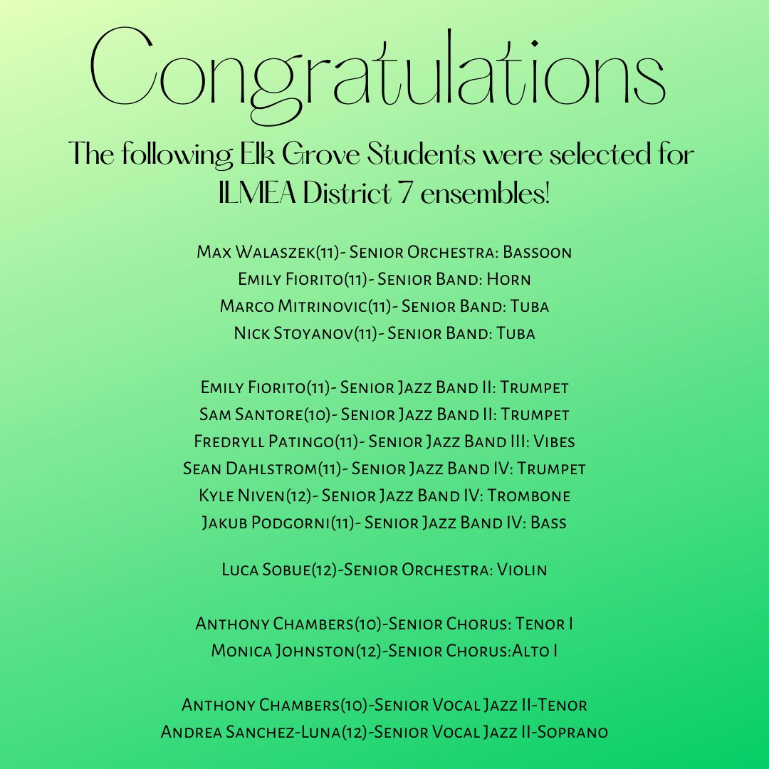 EG_Band's tweet image. @EGFineArts @EGBandBoosters @ElkGrove_HS